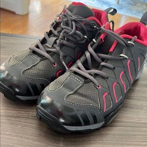 Shimano Black and Pink Women's bike sneakers